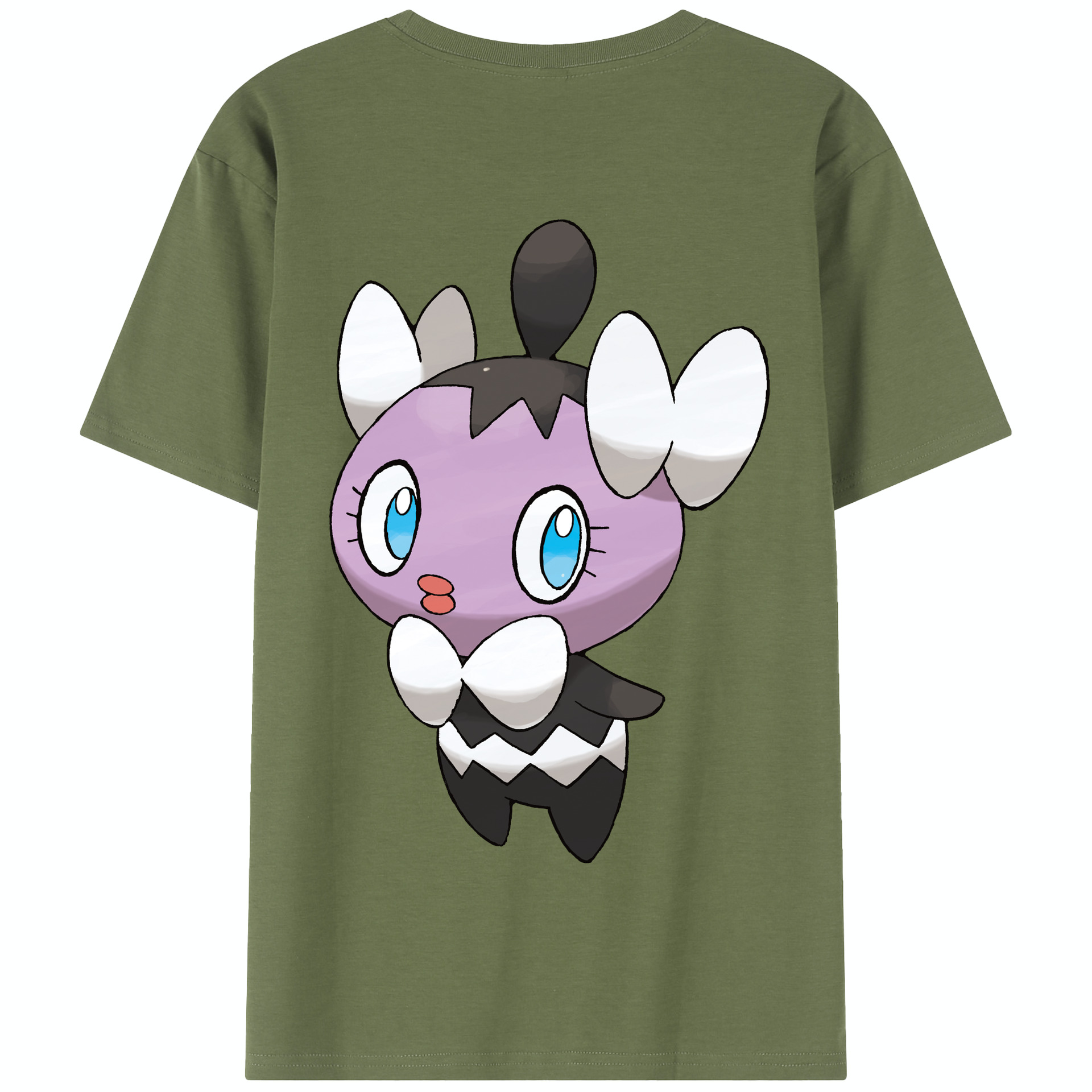 （画像用） ポケットモンスター Pokémon 綿100％半袖Tシャツ（背面プリント）